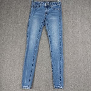 UNIVERSAL THREAD JEANS WOMENS BLUE SKINNY MID RISE JEGGING SIZE 2/26L